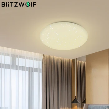 Blitzwolf BW-LT20 24W AC100-240V 2700-6500K Smart LED Stropné Nočné Svetlo WiFi APLIKÁCIE Ovládanie Práce s Amazon-Echo pre Domovská stránka Google