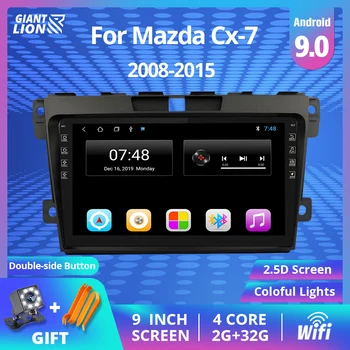 2DIN Android 9.0 Multimediálny Prehrávač Na rok 2007 2008 2009 2010 2011-MAZDA CX-7 cx7 cx 7 GPS Navi Video autorádia Vedúci Jednotky WiFi