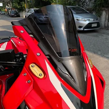 Pre HONDA CBR650R CBR 650R CBR-650R 2018 2019 Motocykel Uhlíkových Vlákien Čelné sklo Screen Protector Vietor Displej čelné Sklo