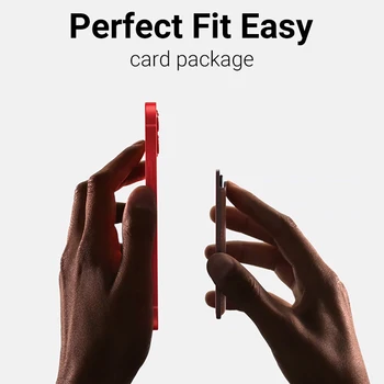 Magnetické Prípade Peňaženky Karty Taška pre iPhone 12 12 Pro Max Mini Magsave Magnetické Karty Držiak pre iPhone 12 Luxusné Kožené Späť Klip