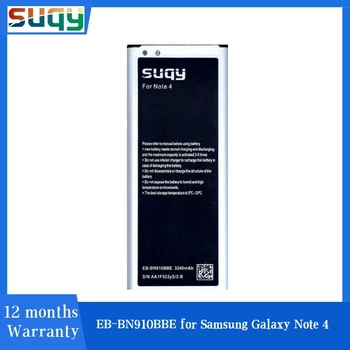 Suqy Nabíjateľné Batérie pre Samsung Galaxy Note 4 Batérie pre Samsung Poznámku 4 N910A N910U N910F N910H N910V N910C Bateria