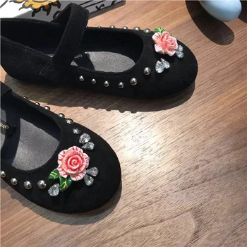 2020 nové dievčenské princezná topánky krásne módne Drahokamu ladyboard topánky