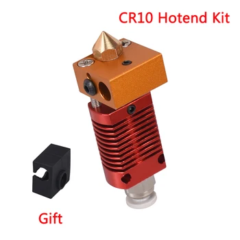 CR10 Hotend Vytláčacie Auta 1.75 mm 0,4 mm Tryska MK8 Vytláčacie J-vedúci Ohrievač v Bloku, 3D Tlačiarne Diely pre vzdať sa-3 CR10 3D Tlačiarne