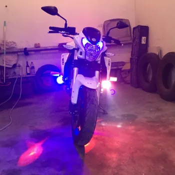 U7 LED motobike svetlomet moto práce jazdy 1 pár 125W motocykel svetlometu super svetlé pomocné lampa nepremokavé auto hmlové svetlo