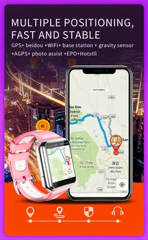 Nové Deti Smart Hodinky 4G Volte SmartWatch Nepremokavé Android Podpora Video Hovorov Whatapp APP, Stiahnuť GPS Hodinky pre Dieťa Študentov