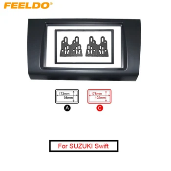 FEELDO Auto, DVD/CD Rádio Stereo Fascia Panel Rám Adaptér Montáž Súpravy Pre SUZUKI Swift #AM4397