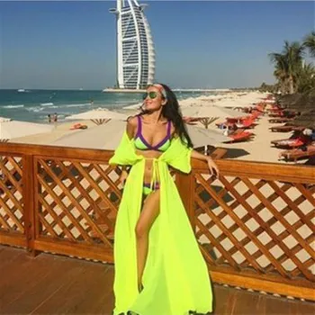 2019 Pláži Príležitostné letné Ženy Maxi šaty Backless dievča Sundress Lady Šifón oblečenie Brasil Plážové Šaty Vestidos femenina A080