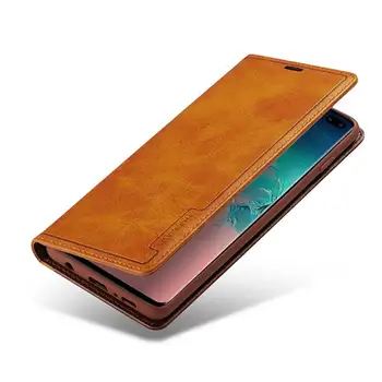 Zmiešané Farby Luxusnej Kože Flip puzdro Pre Samsung Galaxy s rezacím zariadením S10 S10E S9 S8 Plus Peňaženky Telefón puzdro Pre Samsung Galaxy Note 9 Capa