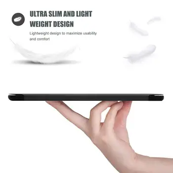 Kemile obal Pre Samsung Galaxy Tab 8.0-SM-P200 2019 Prípade, Ultra Slim Kožené Stojan, Kryt Pre Galaxy Tab A SM-P200 SM-P205 funda