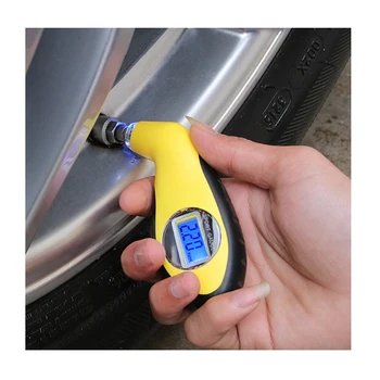 Monitorovanie tlaku v pneumatikách Pneumatika Tlak Vzduchu Rozchod Merač, Elektronický Digitálny LCD Auta Pneumatiky Tlakomery Tlakomery Tester Nástroj Pre Auto Auto, Motocykel