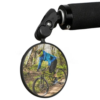 Požičovňa Spätné Riadidlá Zrkadlá na Bicykli Zozadu MTB Bike Silikónová Rukoväť Spätné Zrkadlo