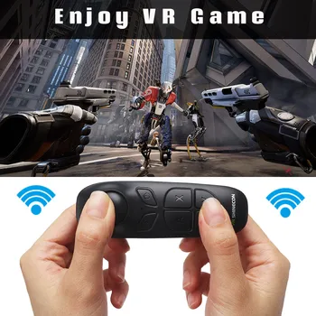 VR Diaľkové Android Tlačítkový Ovládač Bluetooth 3.0 Diaľkové ovládanie VR gamepad Bezdrôtový Joypad pre Smartphone pre VR BOX