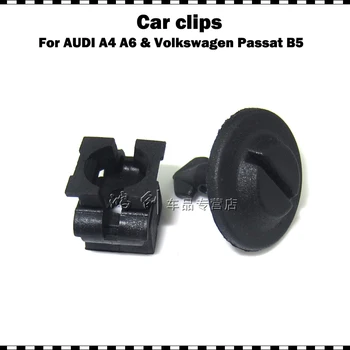 12set Plastov klip pre Audi A4 A6 VW Passat B5 Pod Kryt Motora Undertray Montáž Klip Nastaviť Motor Auta stráže klipy