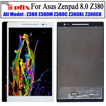 AAA+ LCD Pre Asus ZenPad 8.0 Z380 Z380M Z380KL Z380CX Z380CL P022 P024 LCD Displej Dotykový Displej Digitalizátorom. S montážou Rámu