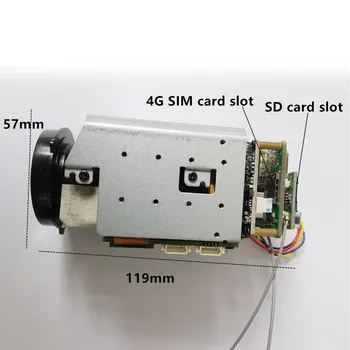Wifi Mini 5MP 4G 20X 30X ZOOM IP Kamera modul humanoidný IMX335 DV rekordér podpora SD onvif P2P MIKROFÓN reproduktor EÚ, 3G, 4G SIM