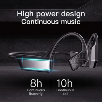 Kostné Vedenie Bluetooth Slúchadlo Nepremokavé Bezdrôtový Headset, Handsfree Slúchadlá TWS Športové Bežecké Slúchadlá s Mikrofónom