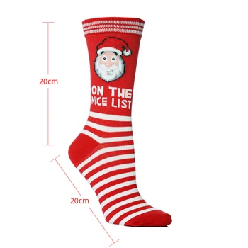 Vianočné ponožky pánske Novinka Radi Vtipné Ženy Grafické Ponožky Česanej Bavlny Módne Vianoce Giftper Sonality Anime Zábavné Ponožky