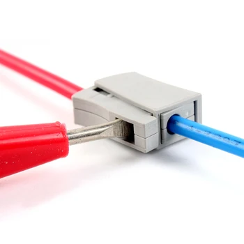 30-50pcs/veľa SJ-111 SJ-201 Jednotného 1 pin kábel drôt pripojenie na čítanie 0,5 - 2,5mm2 flexibilný kábel konektory