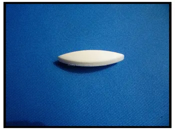 PTFE Magnetického Miešania bar/Miešania bar 70mmx18mm, vajcia tvar