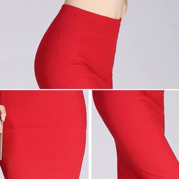 Letné Ženy Sukne 2019 Bežné Polovici Teľa Sexy Dievčatá Ceruzku Sukne Slim Červené Krátke Žena Package Hip Sukne Femme Faldas Mujer