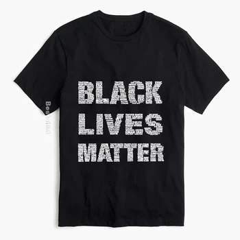 Black Žije Ohľadu na T-Shirt nemôžem Dýchať Black History BLM Muži Ženy Tee Tričko Nové Oblečenie, Streetwear