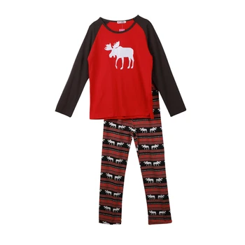Rodina Zodpovedajúce Vianočné Pyžamo Nastaviť Sleepwear Odev Oblečenie Pre Voľný Čas