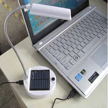 Solárny 4leds stolná lampa svetlo moderné USB rechargable skladací solárny LED lampa stolná lampa osvetlenie