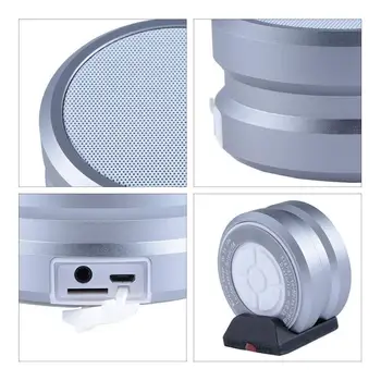 Malé Nepremokavé Bluetooth Reproduktor, Repelent proti komárom Bluetooth Reproduktorov ,AUX TF Karty, FM, MP3 Prehrávač Mini Bass Prenosné Kovové