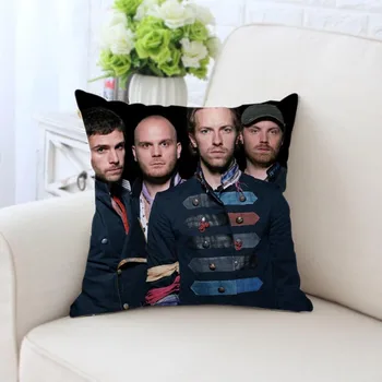 Vlastné Coldplay obliečka na Vankúš Štvorec na Zips Domov Dekoratívny Vankúš Svadobné Vlastný Darček Pre Dvoch Strán Tlačené #QAZ98K