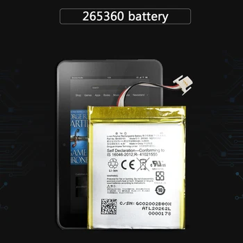 890mAh Batérie Pre Amazon Kindle 4 5 6 D01100 515-1058-01 MC-265360 S2011-001-S Batériou
