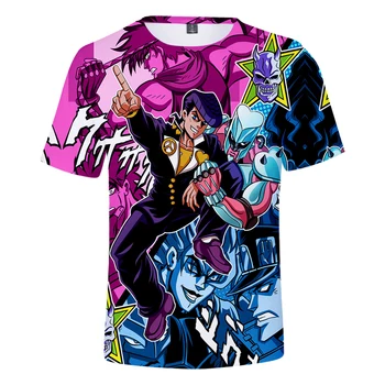 2020 fashion nová komická radu jojo 3d t shirt mužov a žien bežné krátke rukávy vytlačené radu jojo chlapec a dievča 3D anime t-shirt Harajuku