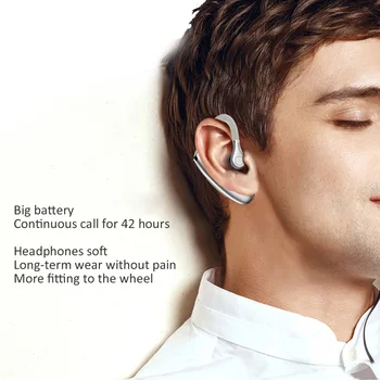 M50 Handsfree Bezdrôtové Bluetooth Slúchadlá Hluku Slúchadlá Business Headset s Mikrofónom pre Vodiča Šport Smartphony