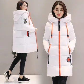 Bežné tuhé zimy dlhá bunda ženy plus veľkosť kabát ropa de mujer abrigosy chaquetas de invierno para mujer kórejský móda