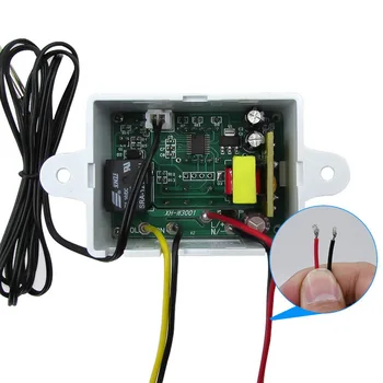 Digitálny LED Regulátor Teploty XH-W3001/W3002 10A 12V 24V 220V Priemyselné 1.9 Cm & Pod Nabíjačku Embedded - 50 ~ 110C