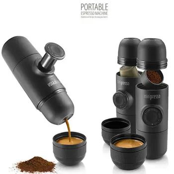 Prenosný Kávovar Prenosný Ručný Kávovar Na Espresso Stroj Extra Malé Cestovné Kávovar