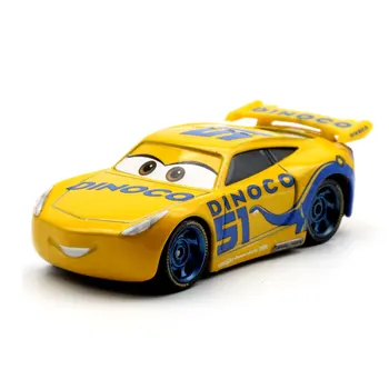 Disney Pixar Cars 3 Miss Premárniť Cal Jackson Búrka Dinoco Cruz Ramirez 1:55 Diecast Kovové Hračky Model Auta Darček K Narodeninám Pre Deti