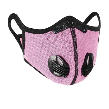 RUŽOVÁ Žena Módy Maska Outdoorové Športy Masku na Tvár S Dýchaním Filter Vietor-dôkaz A Udržať v Teple Maska