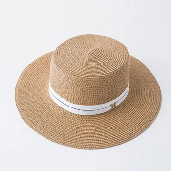 MAERSHEI príležitostné Letné slnko čiapky pre ženy móda písmeno M jazz slamy pre človeka, pláž, slnko slamy Panamský klobúk Veľkoobchod a maloobchod