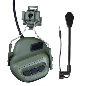 Vojenské Helmy, Slúchadlá S Rýchlo Prilba Železničnej Adaptér Taktické Slúchadlá Comtac Headset pre Vonkajšie Streľba Poľovníckych Aktivít