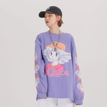 2020 Jarné Dámske Oblečenie Mikiny Teen Ulici Harajuku Hip Hop Pastel Mikina pre Ženy Tlač Voľné Voľný čas s Kapucňou, Bts