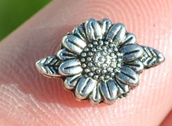 200 kusov retro Kvet v tvare guľôčok prívesok zliatiny zinku prívesok DIY Európsky štýl šperky robiť