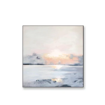 Sunrise seascape obrázok na stenu, dekorácie, Ručne vyrábané olejomaľba na plátno na stenu umenie obrázok pre obývacia izba, spálňa Hot predaj