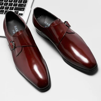Mens formálne topánky pravej kože oxford topánky pre mužov obliekanie svadobné mužov brogues office topánky sklzu na pracky muž 2020