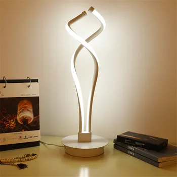 Novinka Minimalistické Umenie LED Stolové Lampy, Módne Stmievateľné Stôl Tabuľka Nočné Svetlo Spálňa Posteli Office Študent Svetla na Čítanie