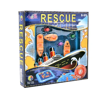 Záchranné Posuvné Puzzle, Doskové Hry, Logické Myslenie Hra Pre Ryby Vo Veku 4 A Až Predškolského Deti Hrajú 48 Hravé Výzvy