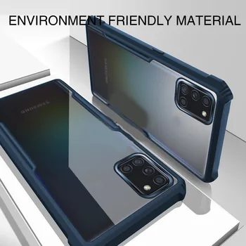 Jasné, Pôvodný Telefón puzdro Pre Samsung Galaxy M51 puzdro Luxusné Nárazníka ochrany Transparentné Capa Pre Samsung M51 Prípadoch
