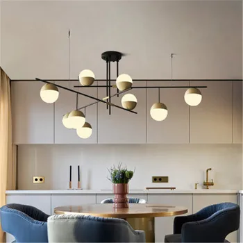 Postmoderných loing bar obývacia izba prívesok svetlo tvorivé villa reštaurácia sklenenú guľu závesné svietidlá