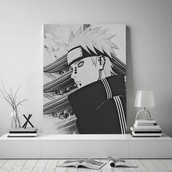 Wall Art Domáce Dekorácie Plátno Tlačiť Maľovanie Modulárny Grainys Zmysel Naruto Anime Obrázok Plagáty Moderná Obývacia Miestnosť Č Rám