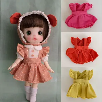 Ob11 detské oblečenie mäkkej hliny, keramiky, ručne vyrobené dieťa zadný pás sukne 1/12 BJD GSC Molly šaty bábiky oblečenie príslušenstvo