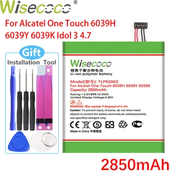 WISECOCO 2850mAh TLp020K2 Batérie Pre Alcatel One Touch 6039H 6039Y 6039K Chytrý Telefón +Sledovacie Číslo